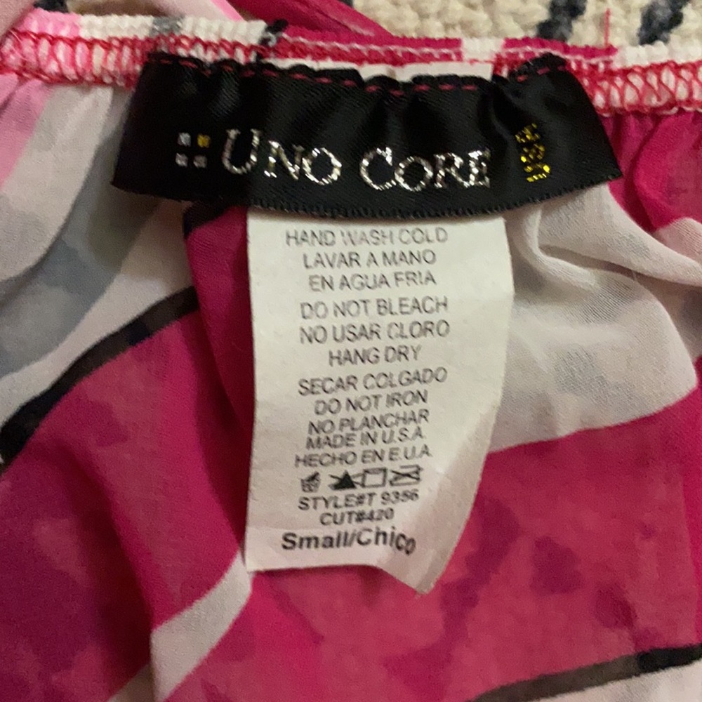 SALE Colorful Sheer Top - Picture 2 of 2